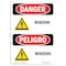 Signmission Safety Sign, OSHA Danger, 10" Height, Benzeno, Bilingual Spanish OS-DS-D-710-VS-1994 - alternate 1